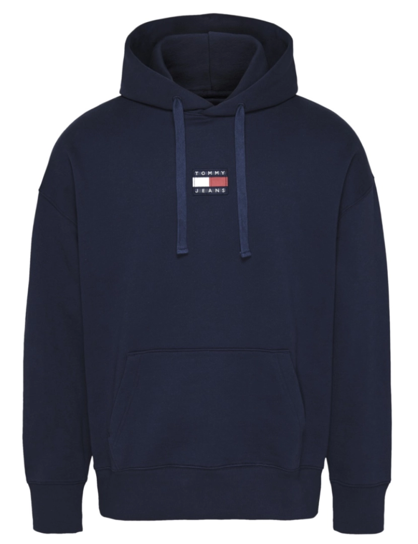 imagem de Tommy Jeans Badge Hoodie Azul2