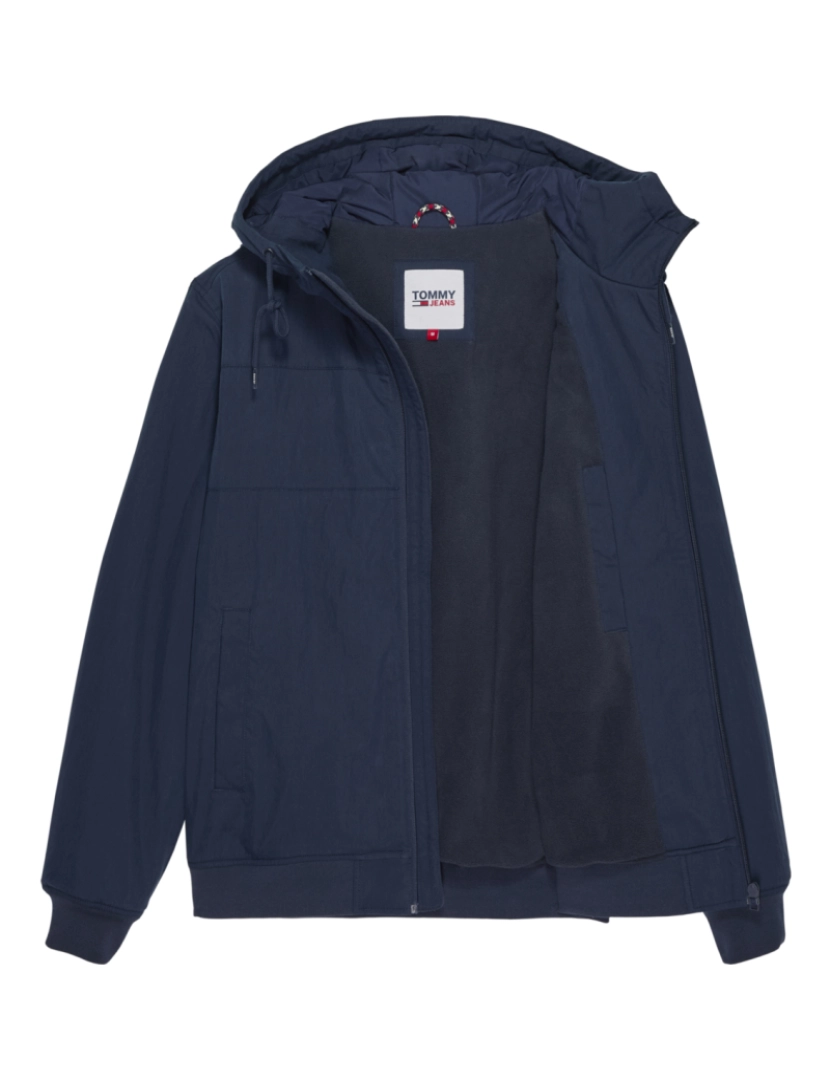 imagem de Tommy Jeans Fleece Lined Shell Jacket Azul4