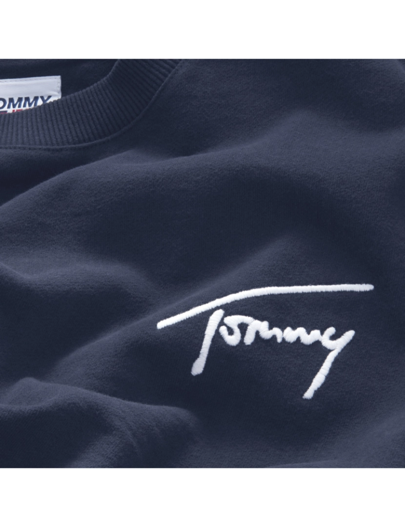 imagem de Tommy Jeans Signature Crew Sweater Azul5