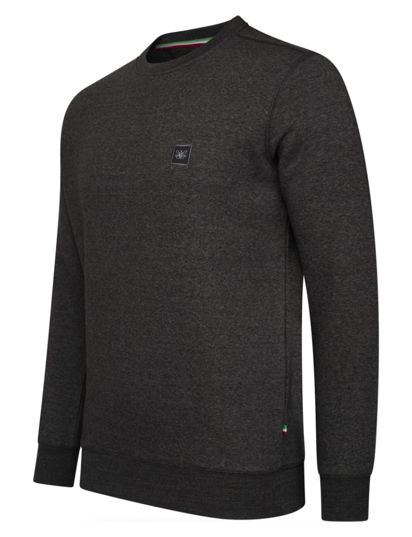 imagem de Cappuccino Italia Sweater Antraciet Cinza2