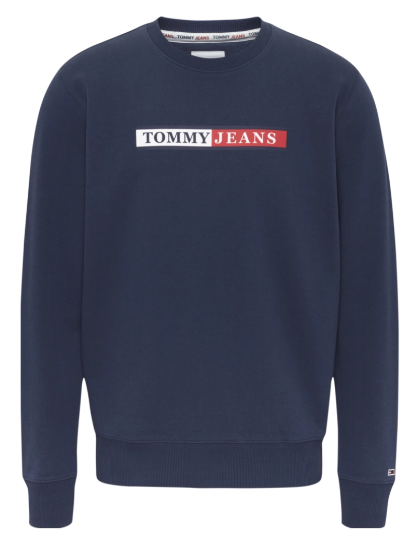 Tommy Jeans - Tommy Jeans Reg Essential Graphic Crew Sweater Azul