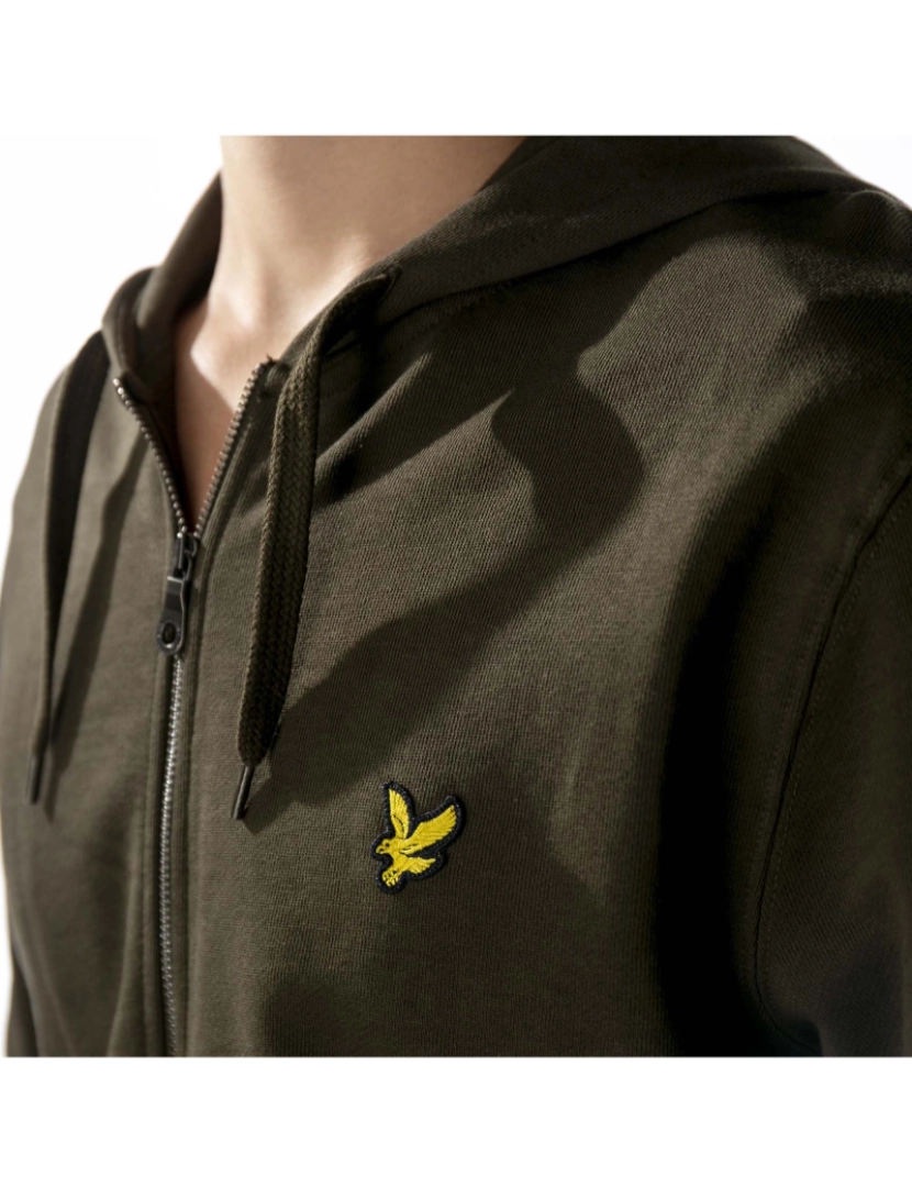 imagem de Lyle & Scott Zip Through Hoodie Verde5