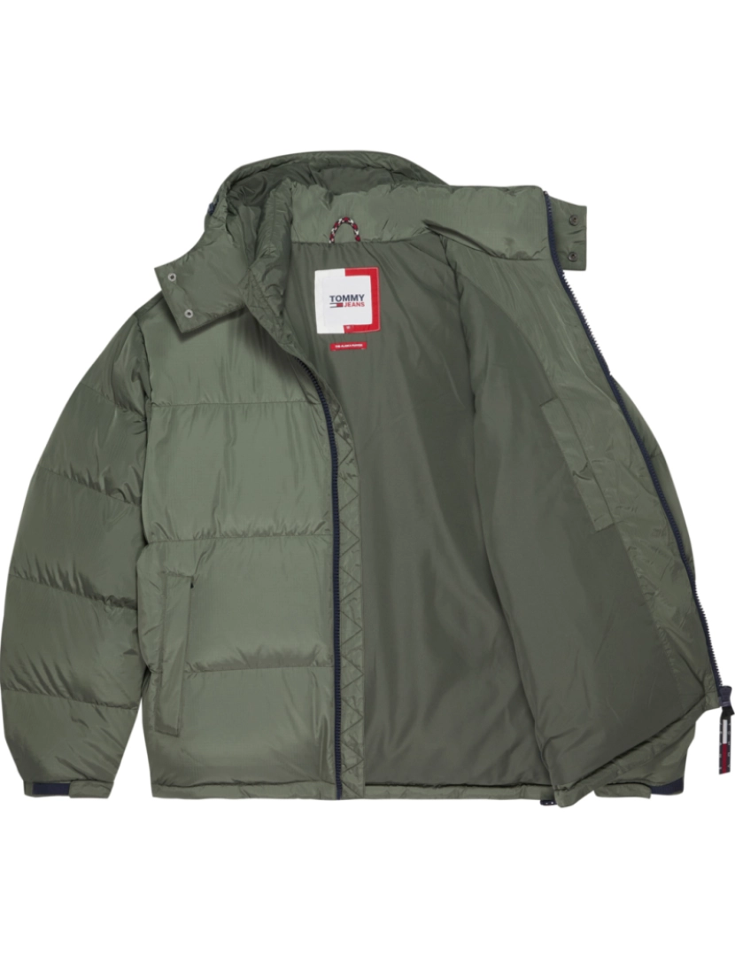 imagem de Tommy Jeans Alaska Puffer Jacket Verde4