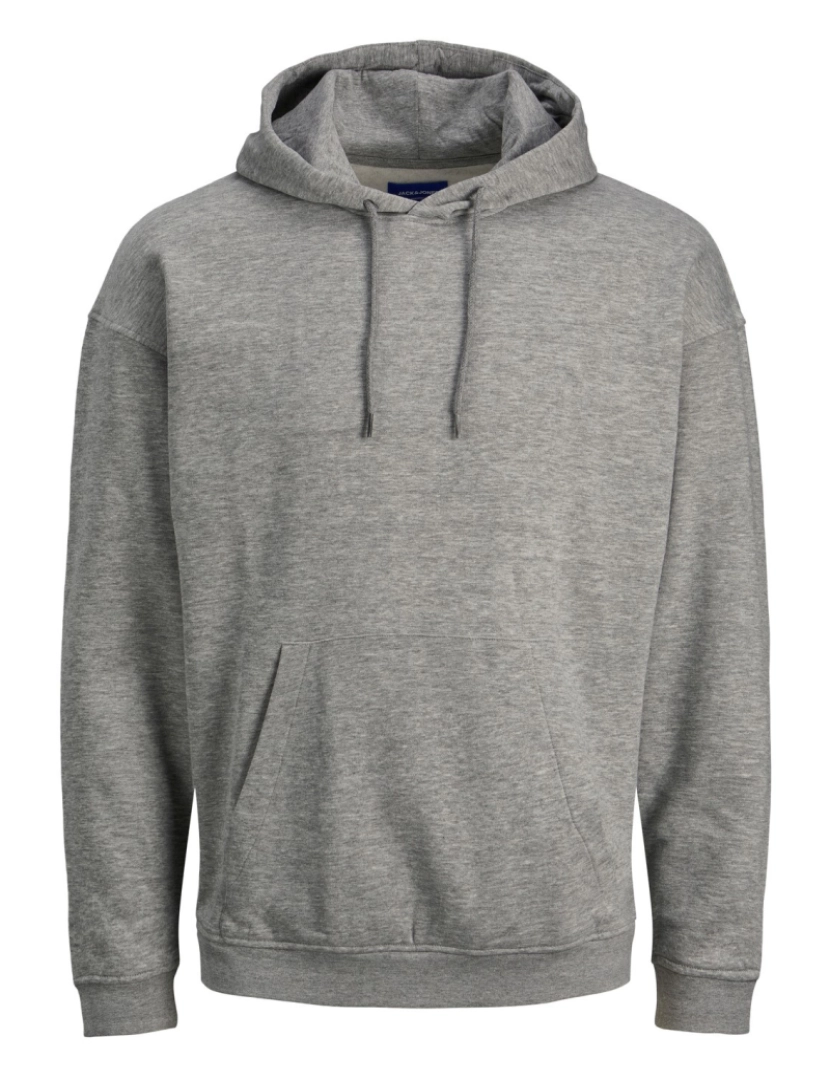 Jack & Jones - Jack & Jones Jorbrink Oversized Sweat Hood Cinza