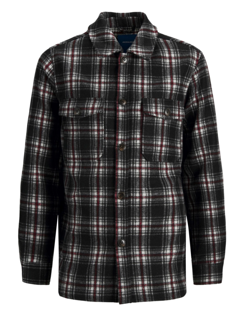 imagem de Jack & Jones Jorollie Check Shirt Jacket LS Negro2