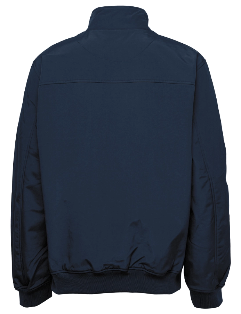 imagem de Lyle & Scott Fleece Lined Funnel Jacket Azul3