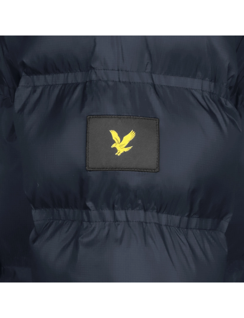 imagem de Lyle & Scott Sculptural Puffer Jacket Azul4