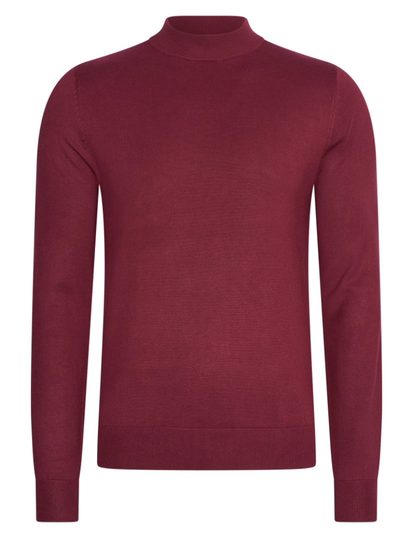 imagem de Mario Russo Turtle Neck Trui Bordeaux Vermelho2