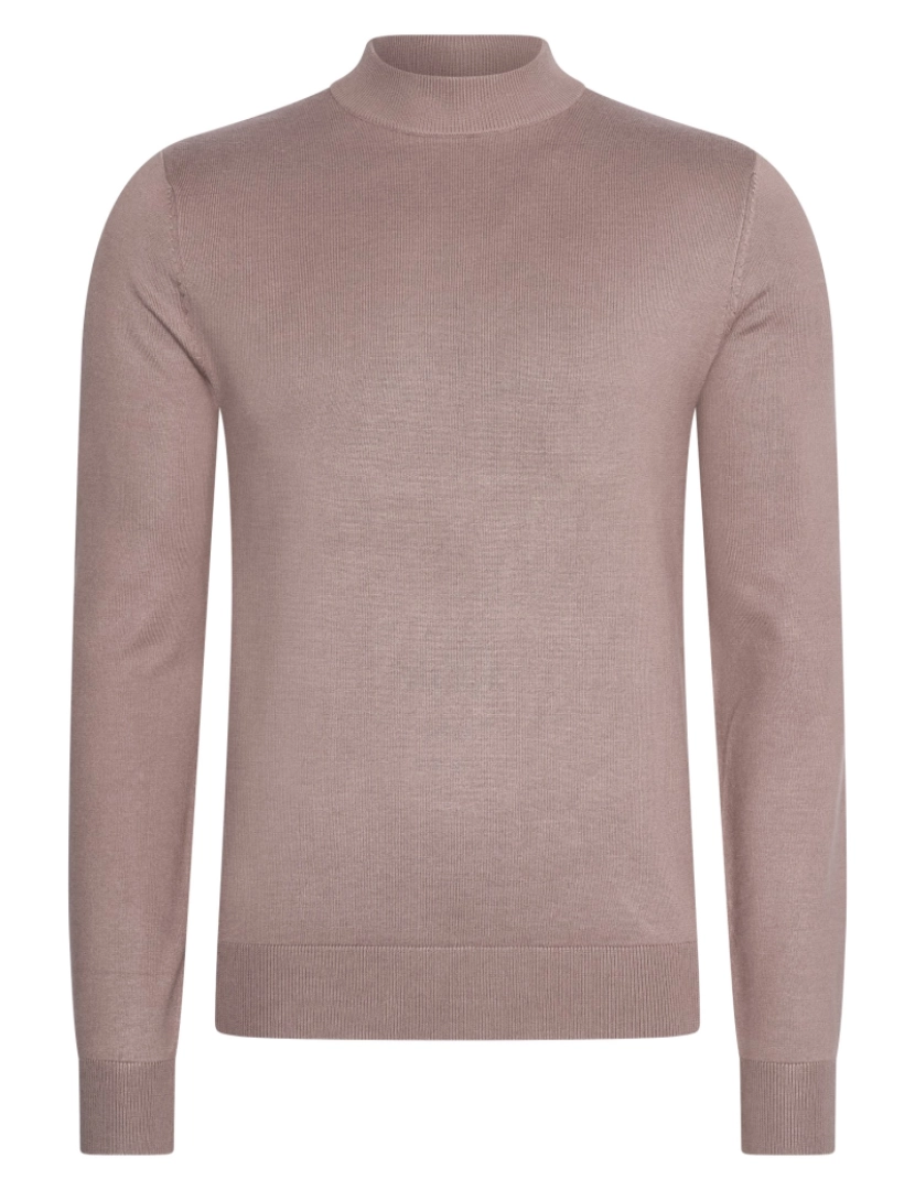 imagem de Mario Russo Turtle Neck Trui Deep Taupe Bege2