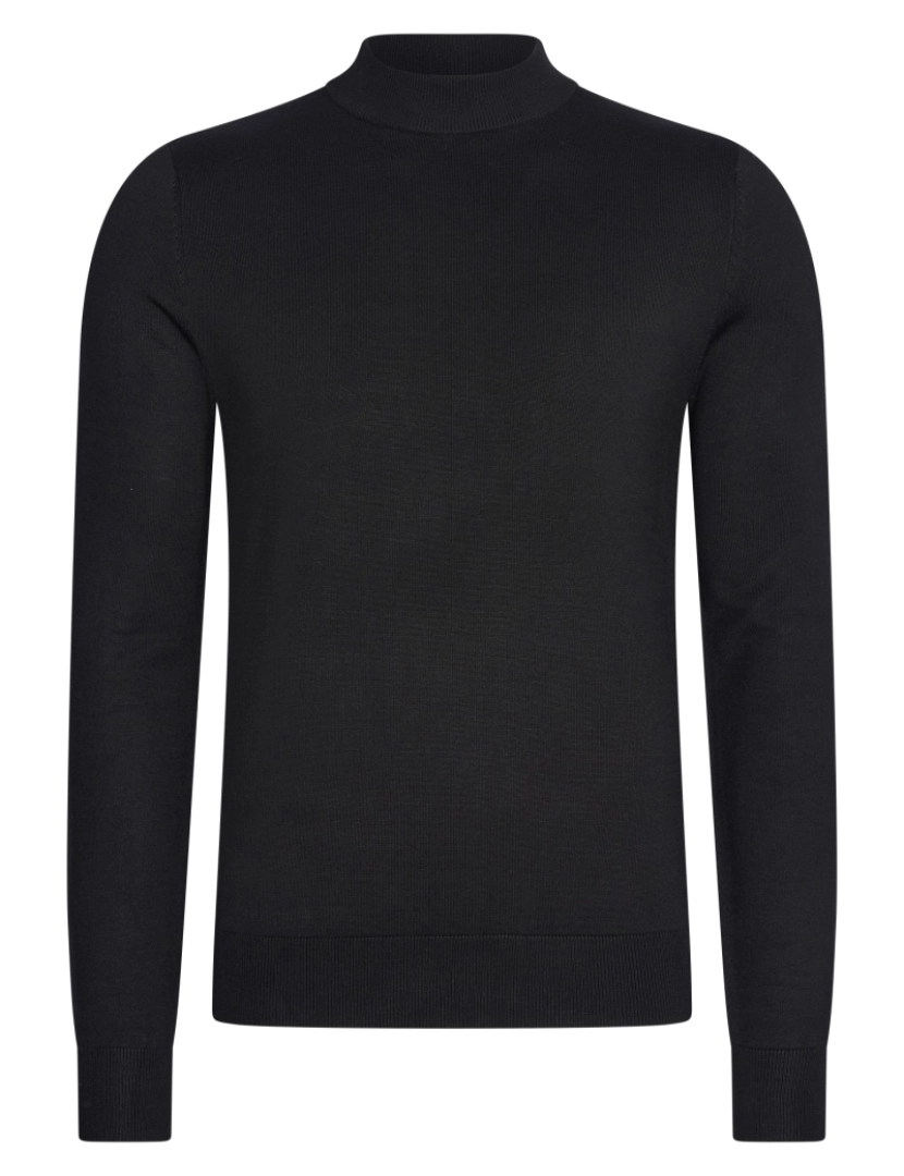 imagem de Mario Russo Turtle Neck Trui Black Negro2