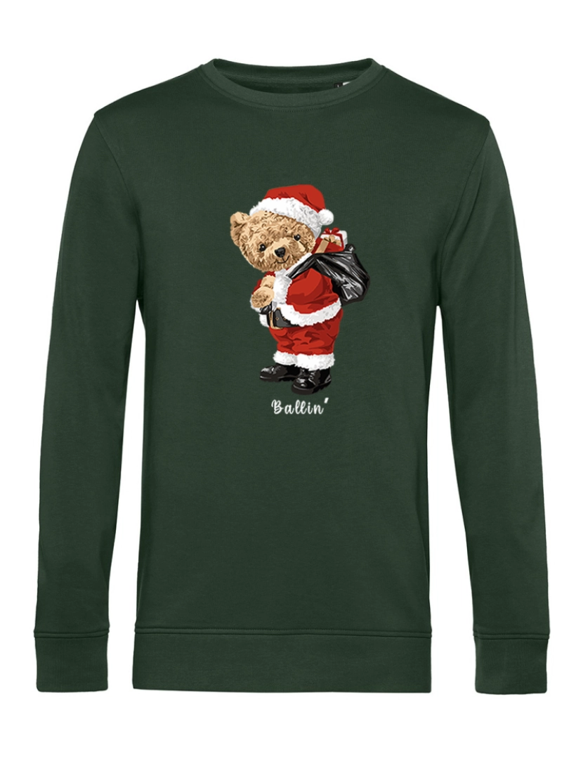 imagem de Ballin Est. 2013 Santa Bear Sweater Verde1