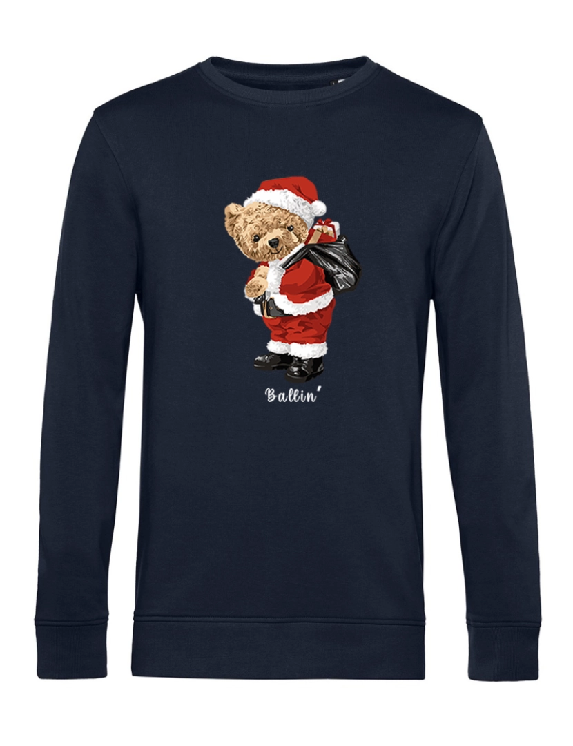 imagem de Ballin Est. 2013 Santa Bear Sweater Azul1