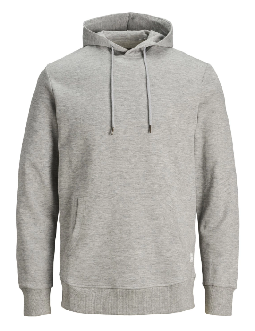 Jack & Jones - Jack & Jones JJebasic Sweat Hood  Cinza