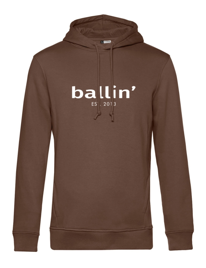 imagem de Ballin Est. 2013 Basic Hoodie Marrom1