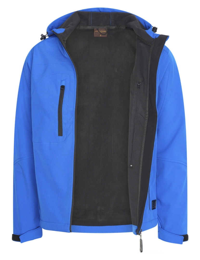 imagem de Cappuccino Italia Softshell Hood Jacket Royal Azul3