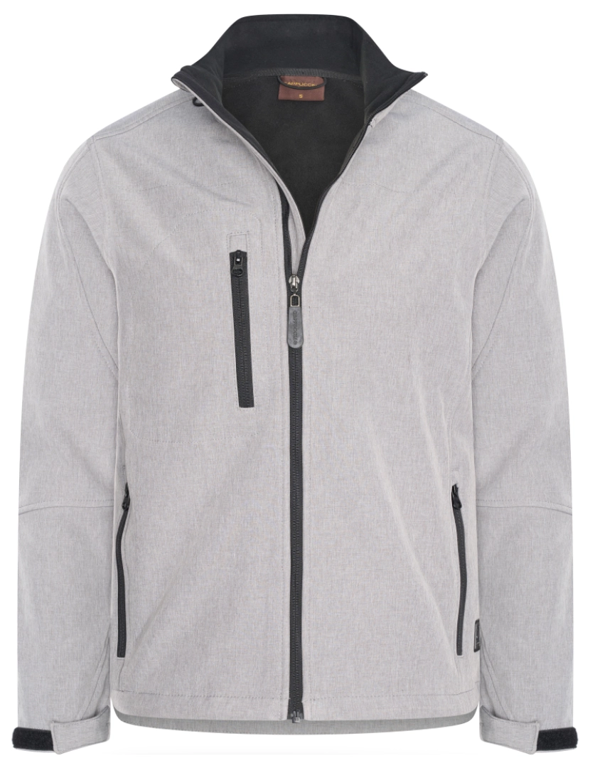 imagem de Cappuccino Italia Softshell Zip Jacket Grijs Cinza1