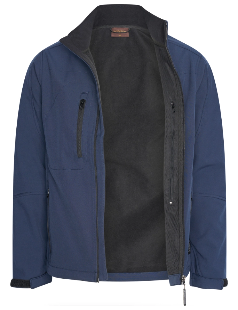 imagem de Cappuccino Italia Softshell Zip Jacket Navy Azul3