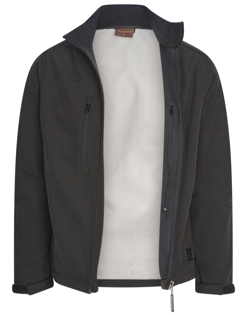 imagem de Cappuccino Italia Softshell Zip Jacket Black Negro3