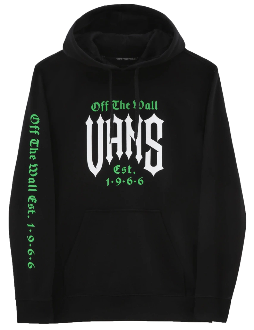 imagem de Vans Eyes In The Dark Hoodie Black Negro1