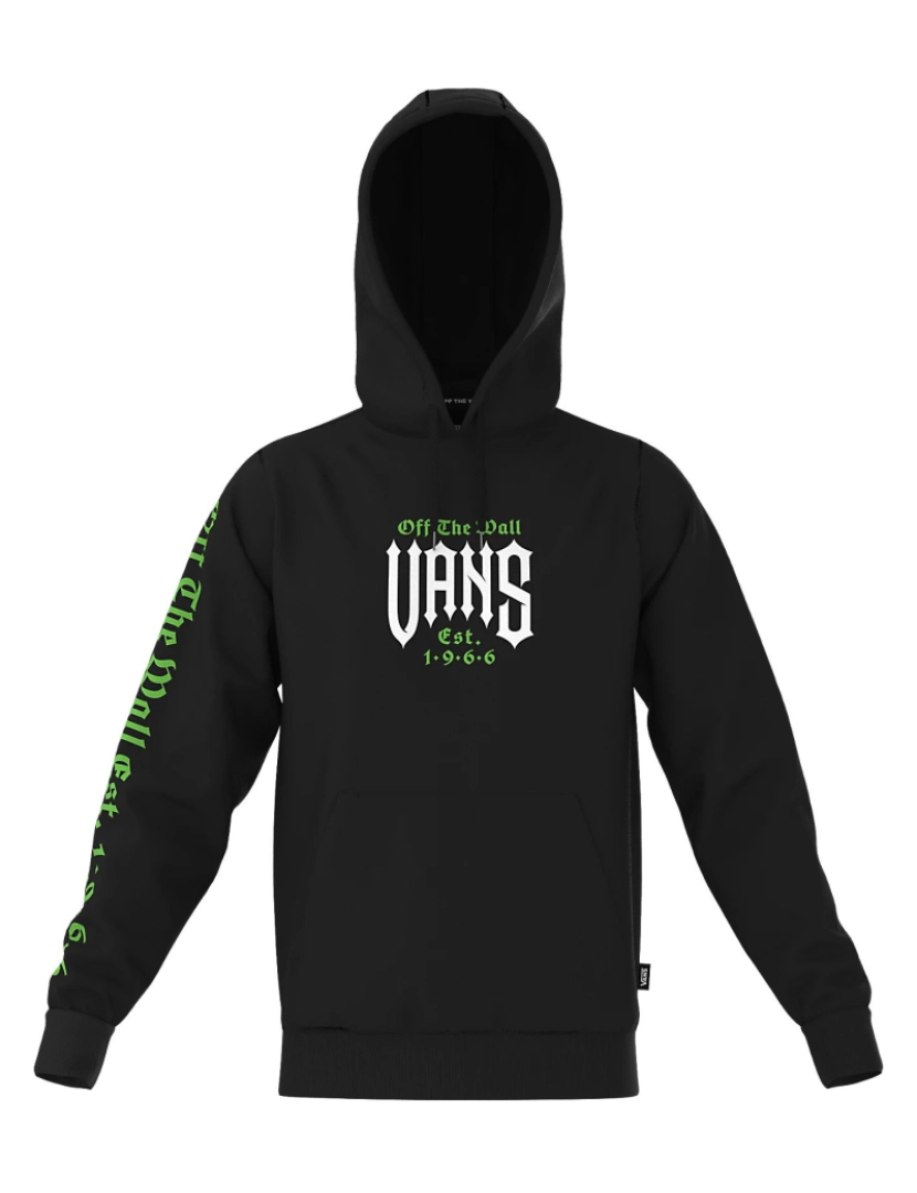 imagem de Vans Eyes In The Dark Hoodie Black Negro3