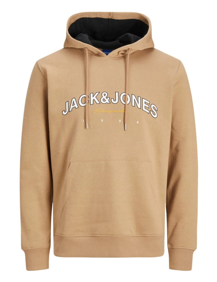 imagem de Jack & Jones Jorfriday Sweat Hood  Bege1