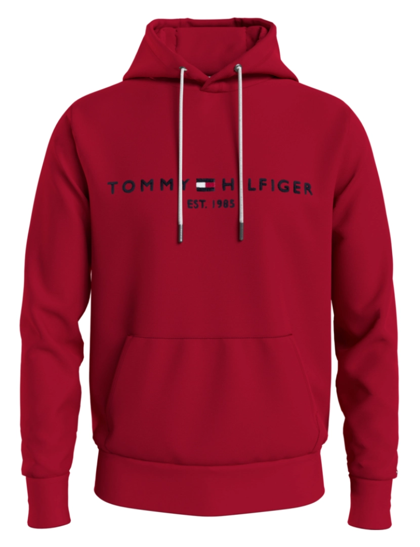 imagem de Tommy Hilfiger Logo Hoodie Vermelho2