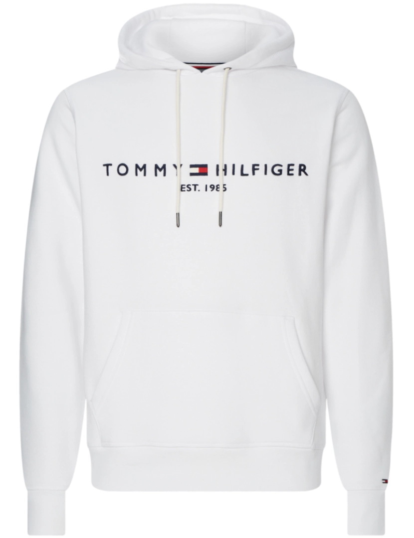 Tommy Hilfiger - Tommy Hilfiger Logo Hoodie Branco