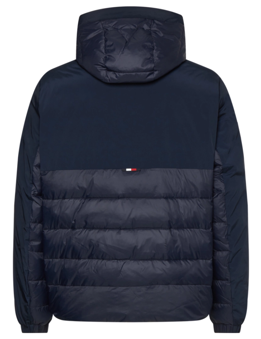 imagem de Tommy Hilfiger Mix Media Hooded Jacket Azul3