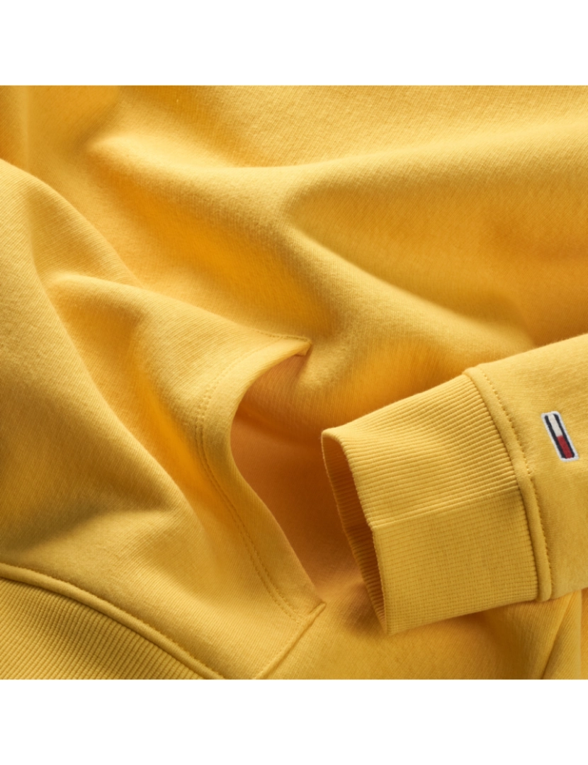 imagem de Tommy Jeans Reg Serif Linear Hoodie Amarelo4