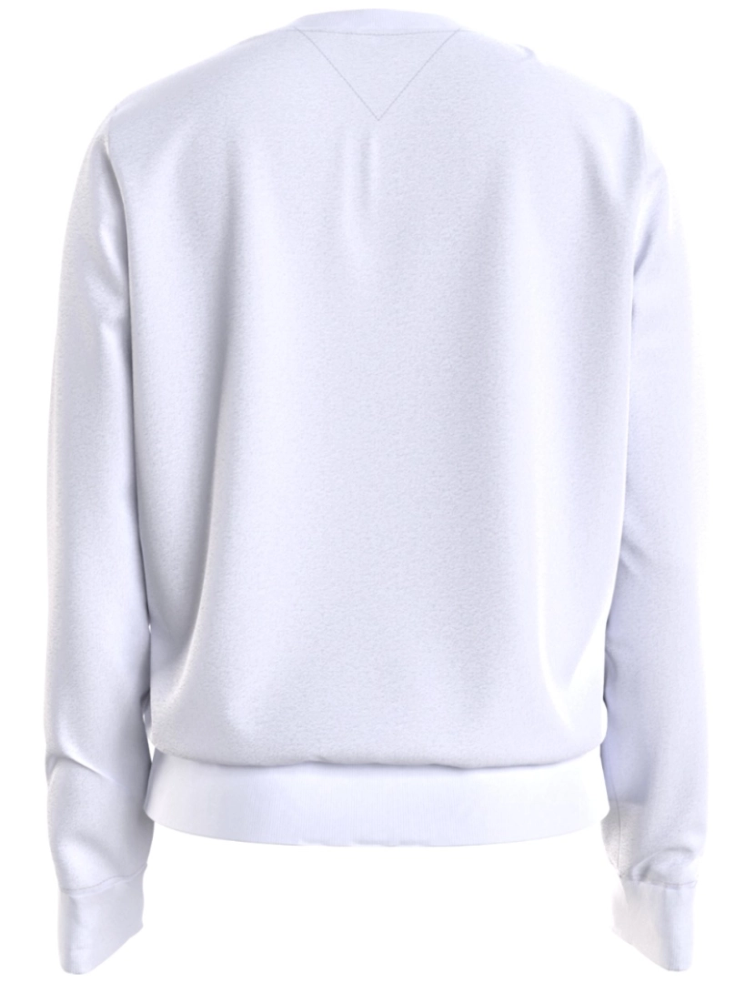 imagem de Tommy Jeans Reg Serif Linear Sweater Branco3