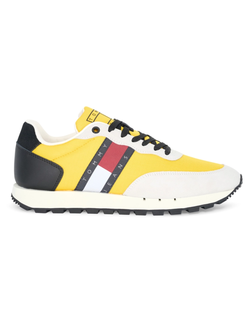 Tommy Jeans - Tommy Jeans Leather Runner Multicolorido