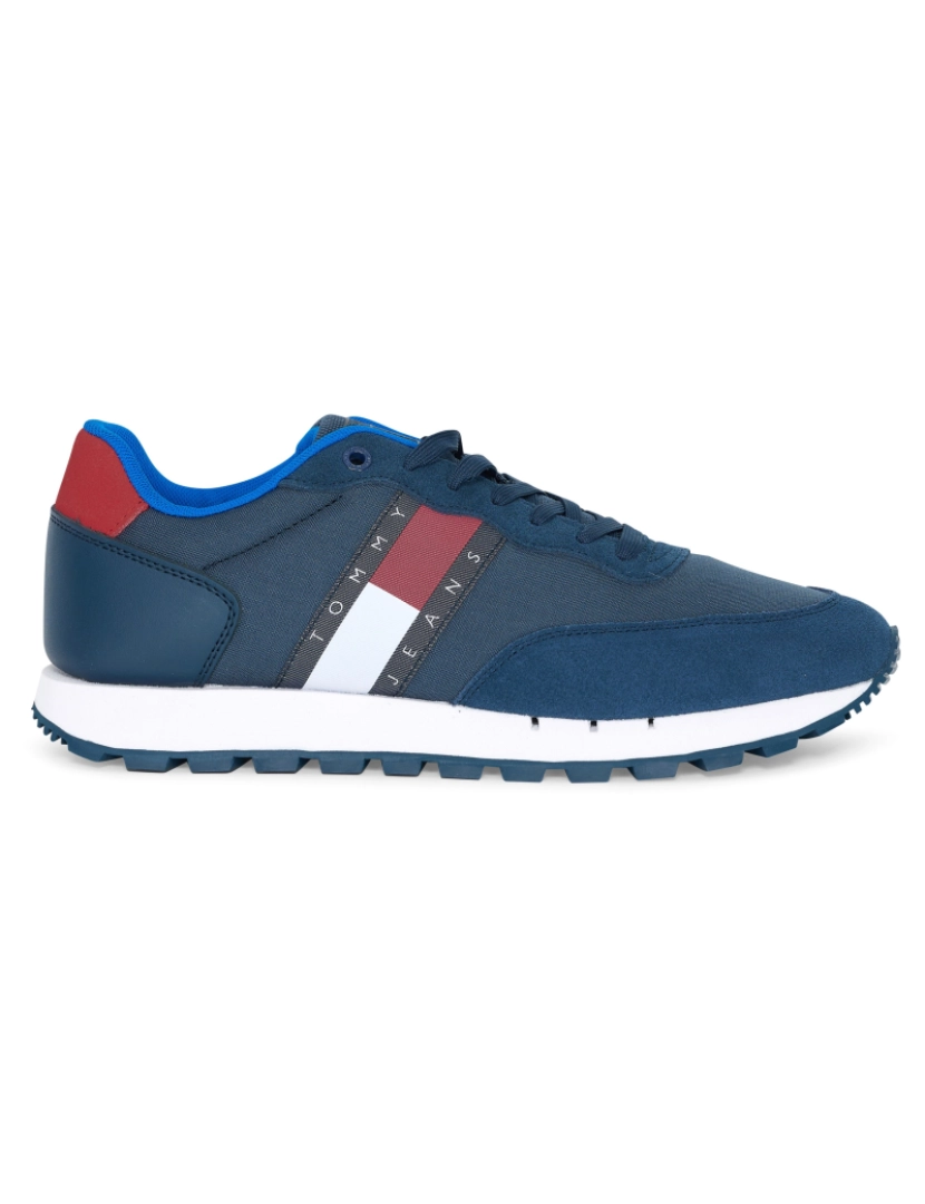 imagem de Tommy Jeans Leather Runner Azul1