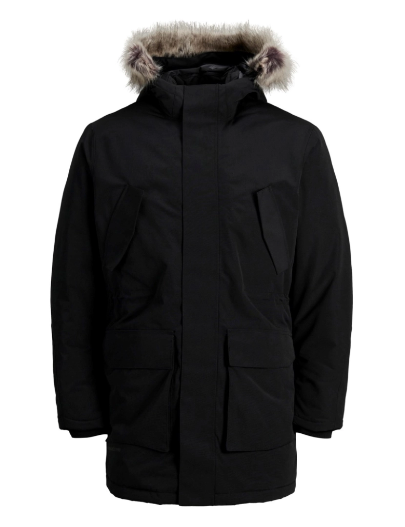 imagem de Jack & Jones Jcomeyland Hybrid Down Parka Negro1