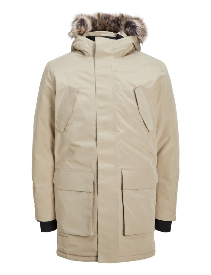 Jack & Jones - Jack & Jones Jcomeyland Hybrid Down Parka Bege