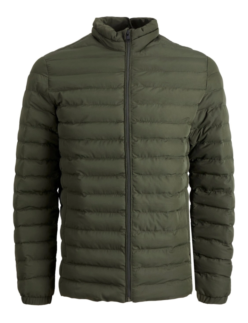 Jack & Jones - Jack & Jones JJerecycle Puffer Collar Verde