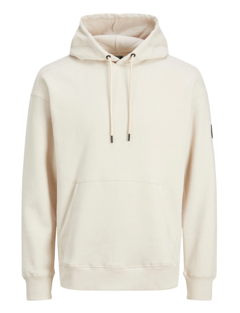 Jack & Jones - Jack & Jones Jcoclassic Waffle Sweat Hood  Bege