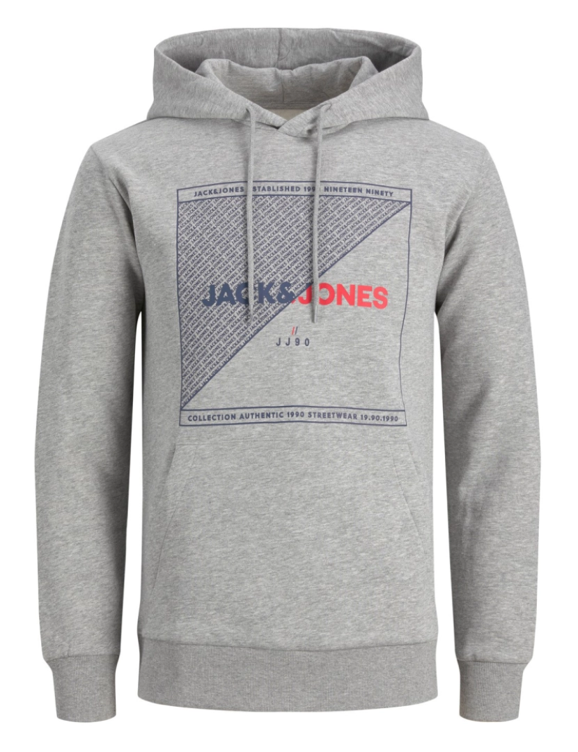 imagem de Jack & Jones Jjralf Sweat Hood  Cinza1