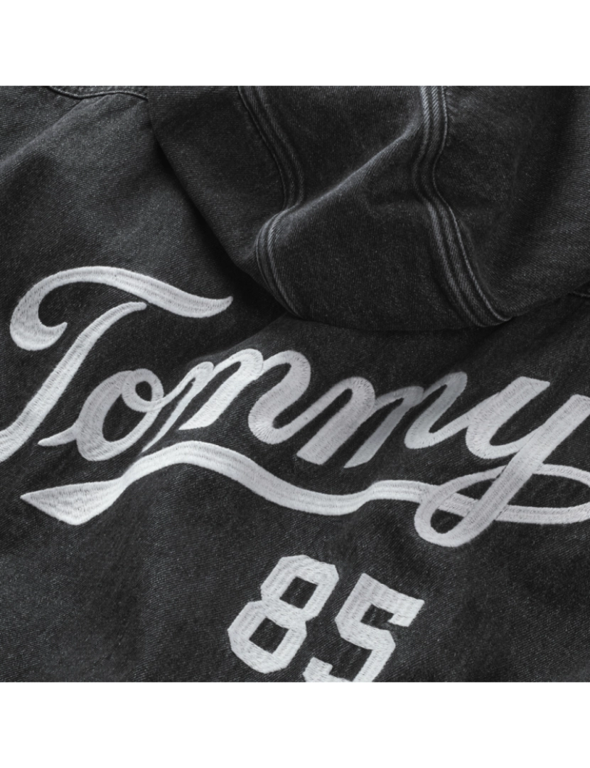 imagem de Tommy Jeans Oversized Hooded Zip Jacket Negro5