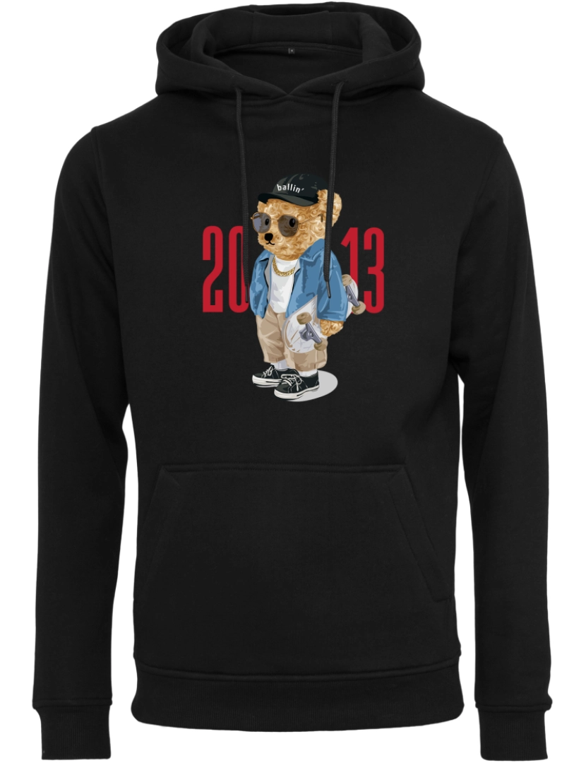 Ballin Est. 2013 - Ballin Est. 2013 Skater Bear Hoodie Negro