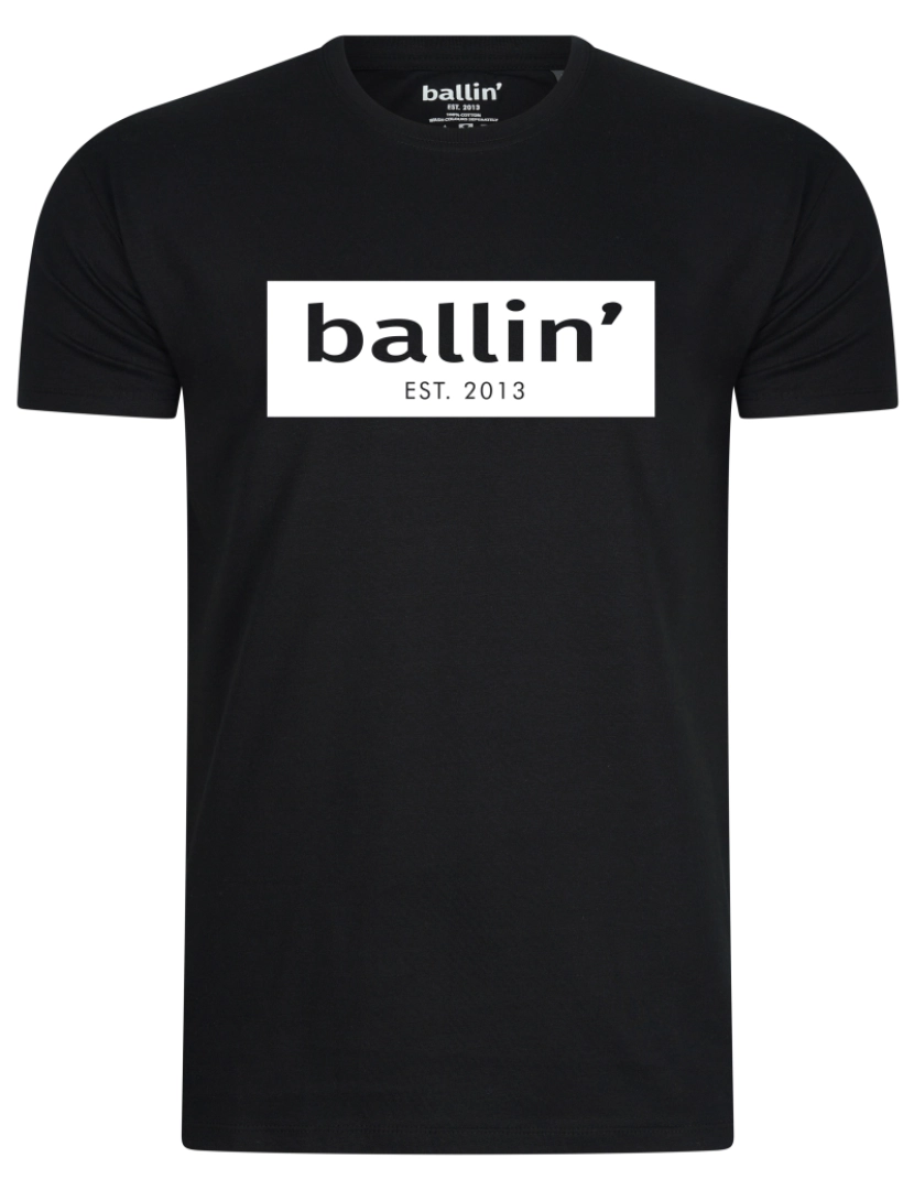 Ballin Est. 2013 - Ballin Est. 2013 Cut Out Logo Shirt Negro