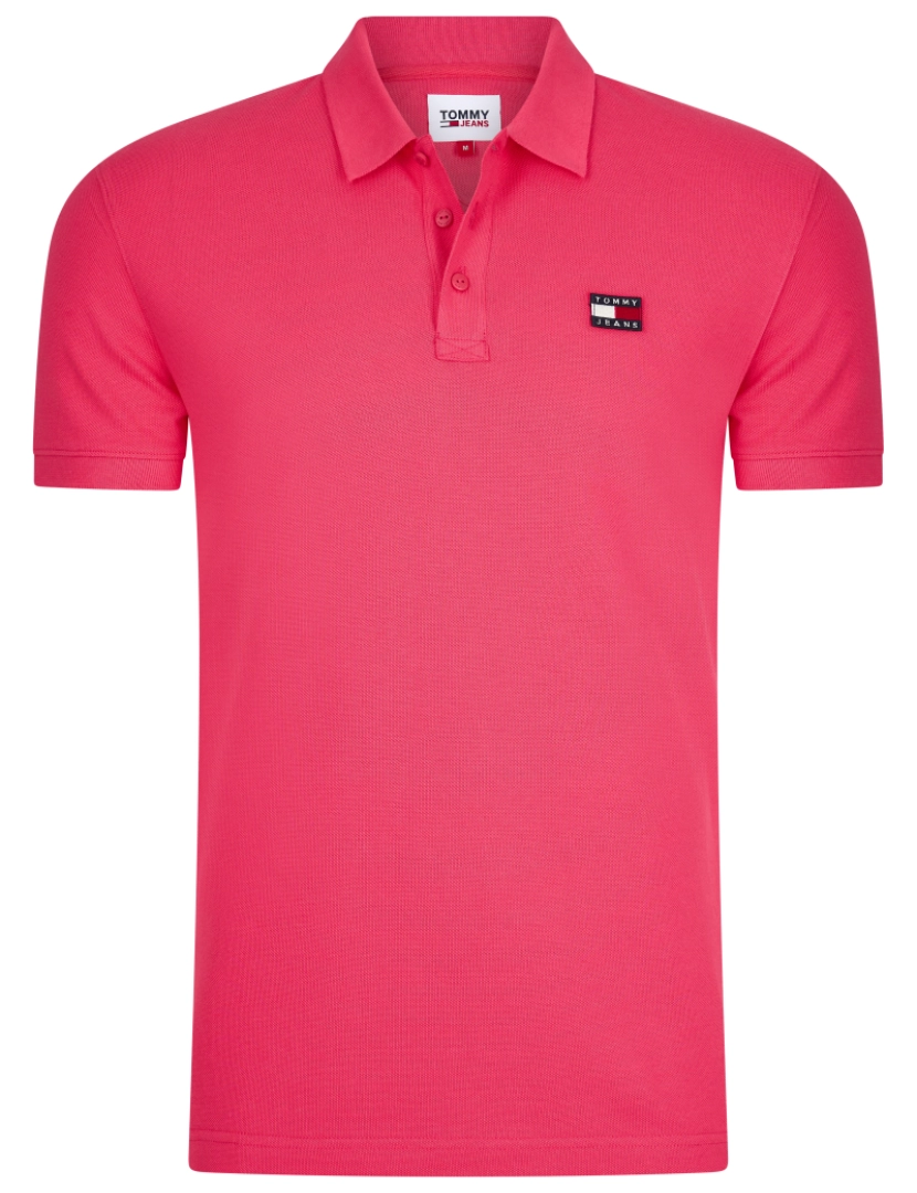 Tommy Jeans - Tommy Jeans Classic Badge Polo Rosa