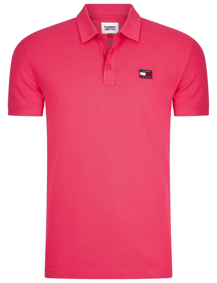 imagem de Tommy Jeans Classic Badge Polo Rosa2