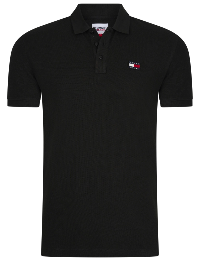 Tommy Jeans - Tommy Jeans Classic Badge Polo Negro