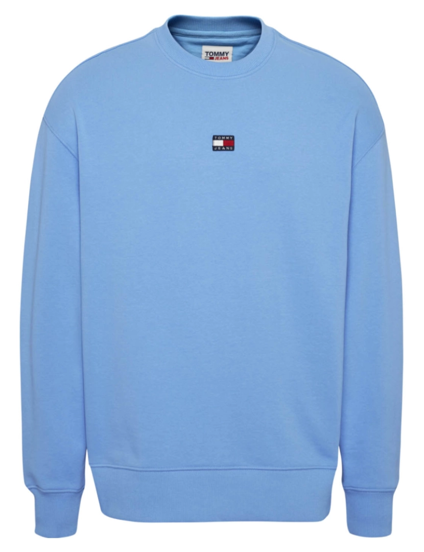 imagem de Tommy Jeans Relax Badge Crew Sweater Azul1