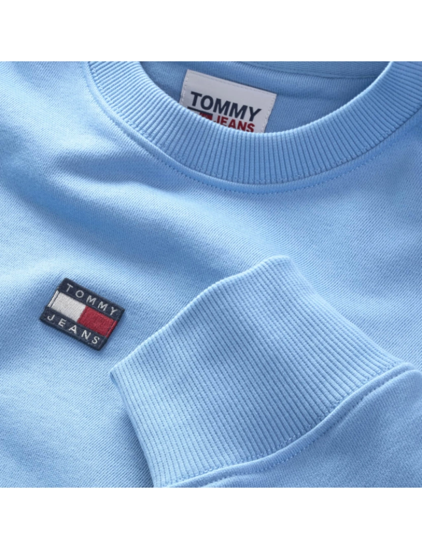 imagem de Tommy Jeans Relax Badge Crew Sweater Azul4