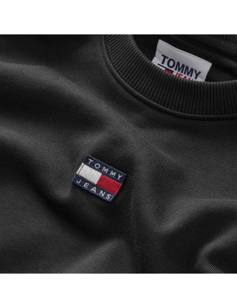 imagem de Tommy Jeans Relax Badge Crew Sweater Negro4