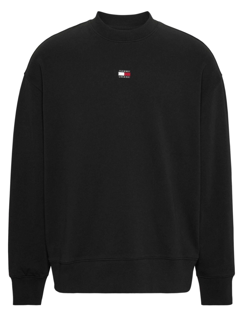 Tommy Jeans - Tommy Jeans Relax Badge Crew Sweater Negro