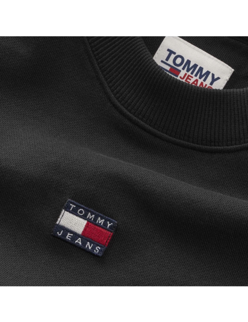 imagem de Tommy Jeans Relax Badge Crew Sweater Negro3