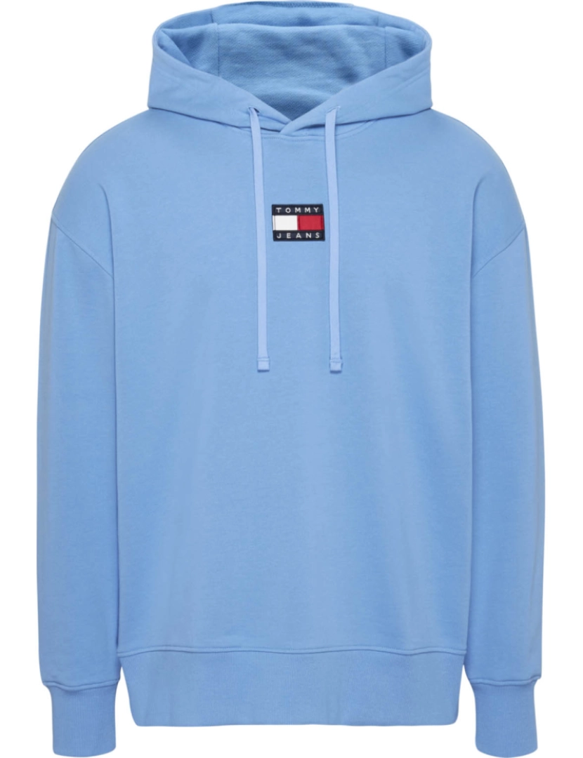 imagem de Tommy Jeans Relax College Pop Hoodie Azul2