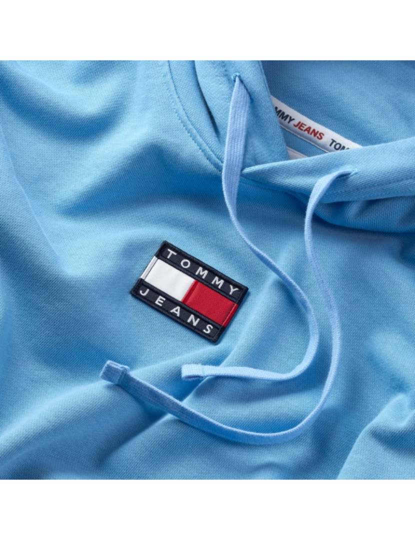 imagem de Tommy Jeans Relax College Pop Hoodie Azul4